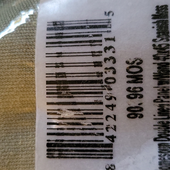 Ricardo Trading Spanish Moss Homespun Window Panel 40" x 45" - Picture 2 of 2